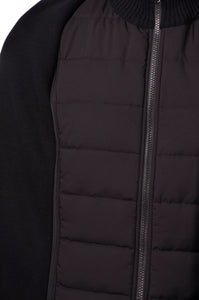 Citify dual layer mock zip jacket