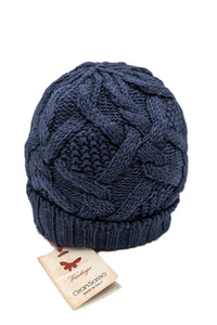 Wool knitted beanie