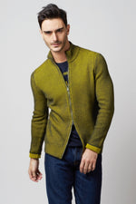 Load image into Gallery viewer, Ribbed dual colour interweaved cardi
