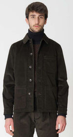 Load image into Gallery viewer, Corduroy jacket with fleece collar
