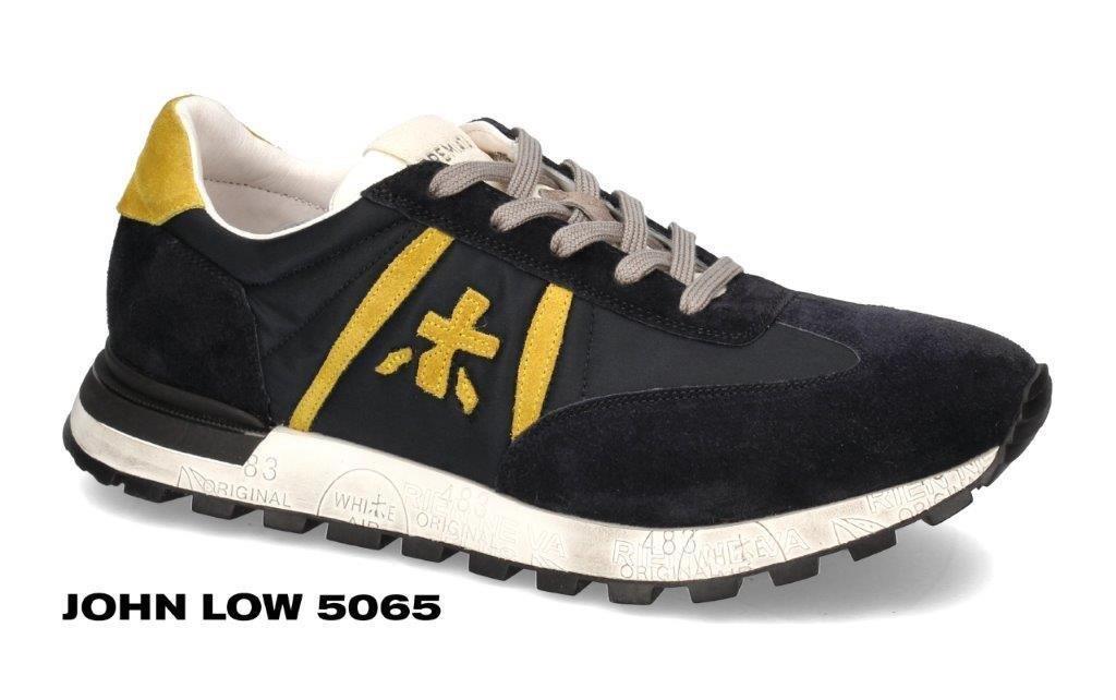 Black & Yellow Suede Winter Sneaker