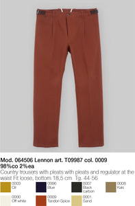 Hounds tooth country trousers with pleat