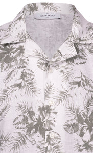 Floral linen shirt