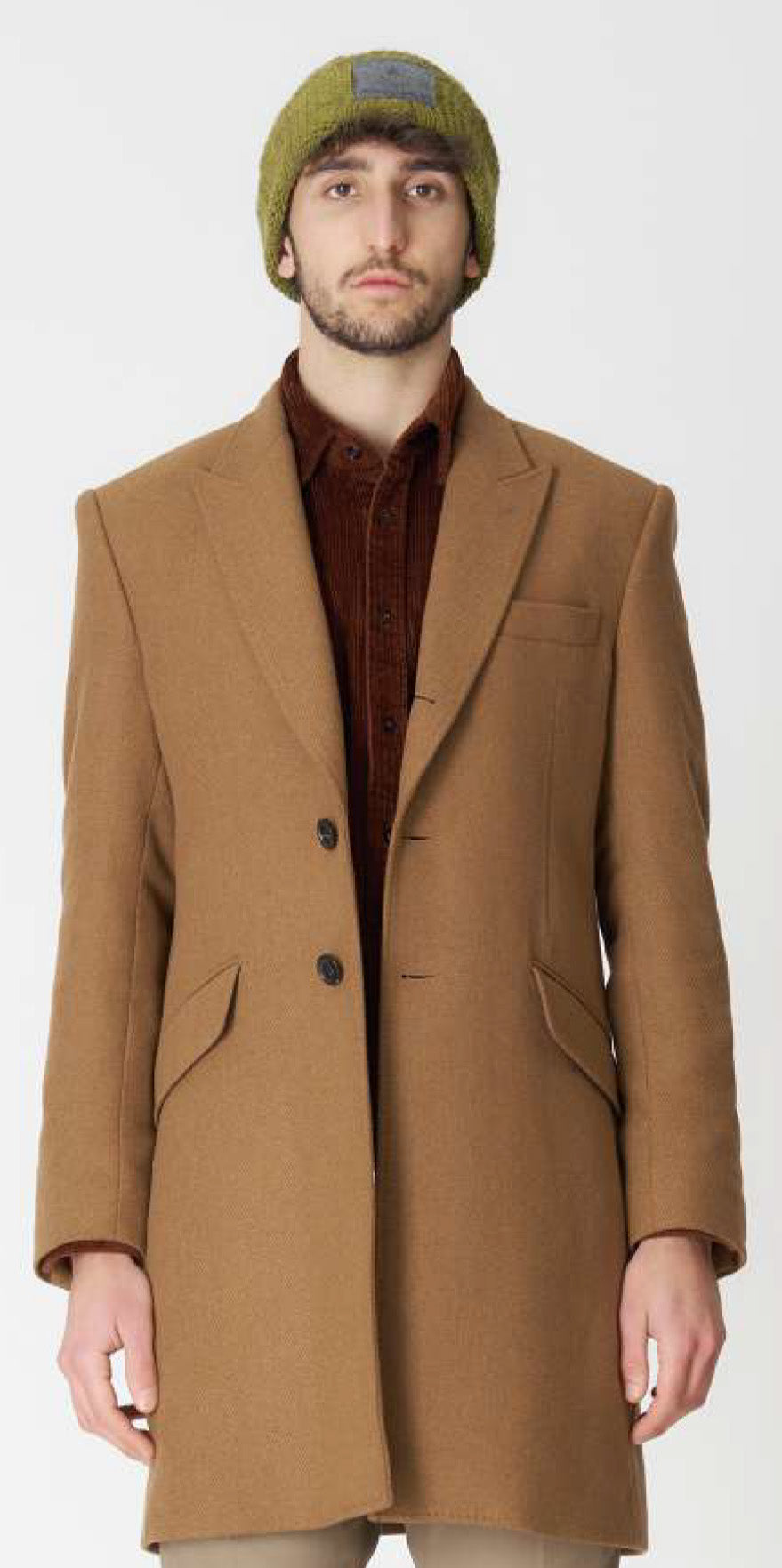 Single-breasted 3 button coat